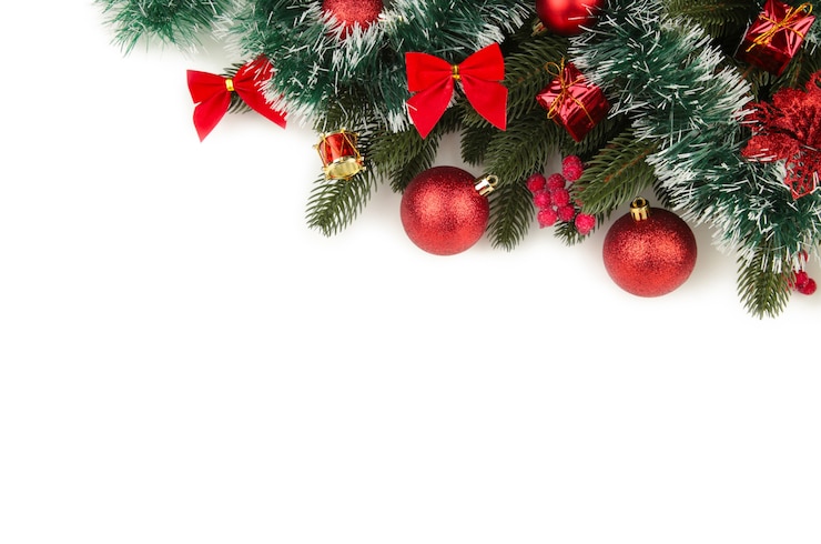 Foto kerstversiering met sparren
