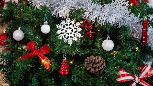 Kerstversiering siert het huis vakantie Kerstversieringen Nieuwjaarsversiering