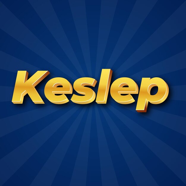 Keslep text effect gold jpg attractive background card photo