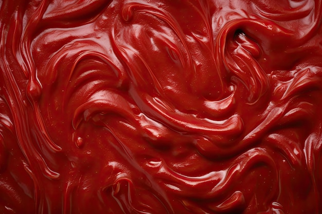 Photo ketchup like tomato sauce texture