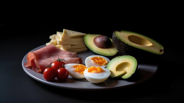 keto-dieet is vlees vis eieren noten zaden koolhydraatarme groenten en gezonde vetten zoals avocado