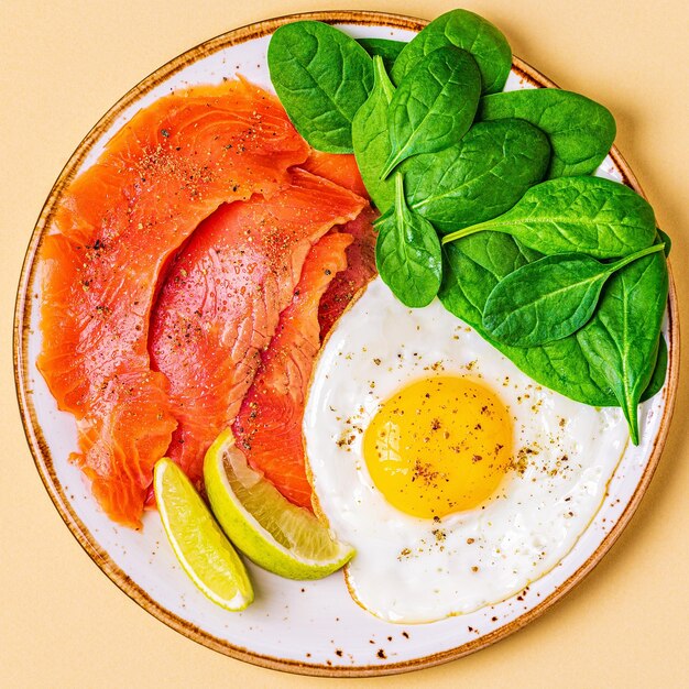 Ketogenic diet food healthy meal concept