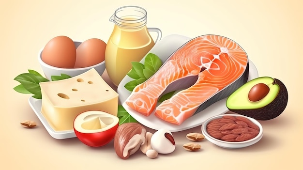 KETOGENIC DIET 저탄수화물 고지방 제품 Generative Ai