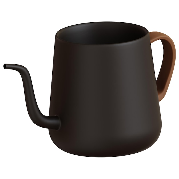 Kettle Coffee Pot 3D illustration