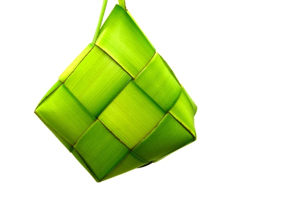 ketupat lebaran of rijstbol is culinair uit Indonesisch