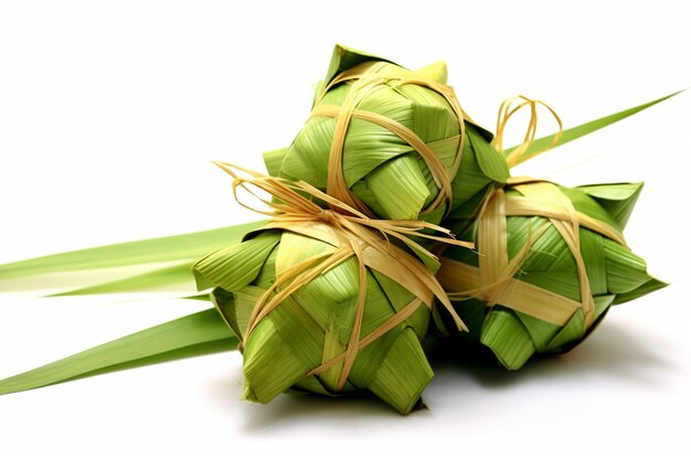 Photo ketupat white background