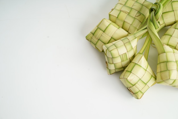 Ketupat over white