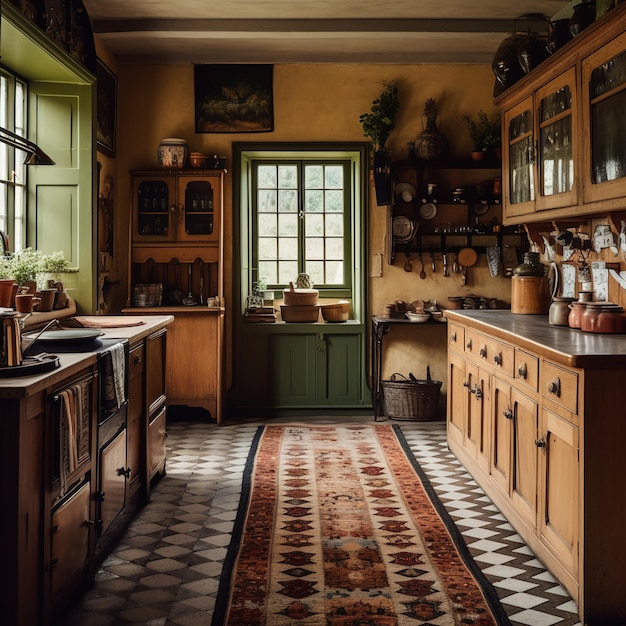 Foto keuken in gotische stijl