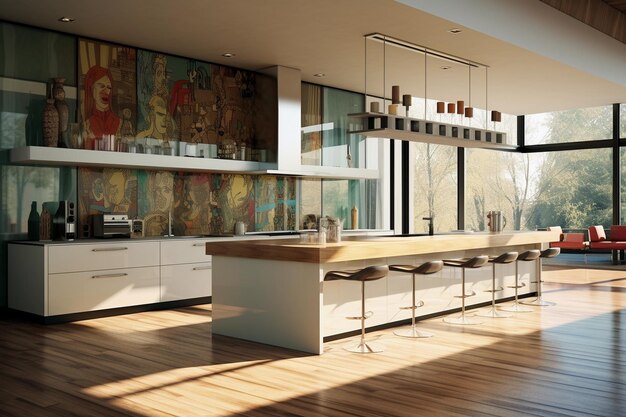 Keuken met modern ontwerp