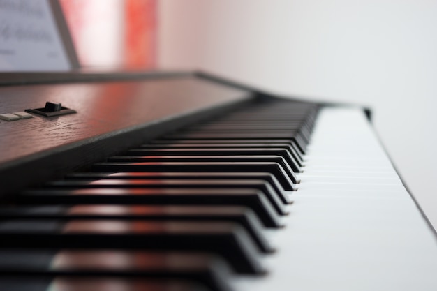 Key bord of piano.