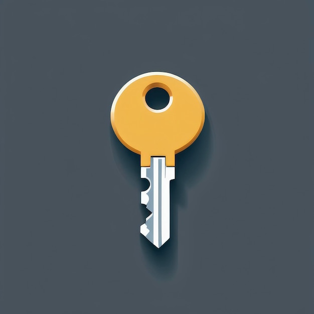 key logo icon vector illustration