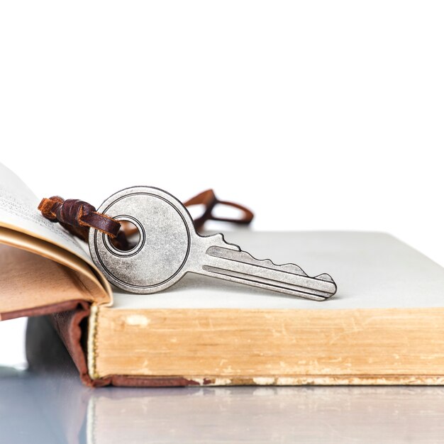 Key and Old Book 