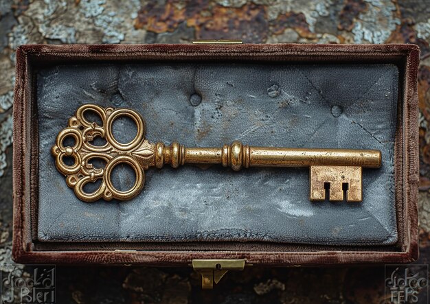 a key that is opened to a page with the letter m on it