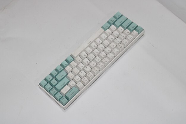 Keyboard photo with white background