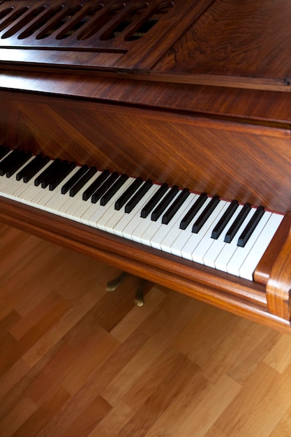 Keyboard of a piano