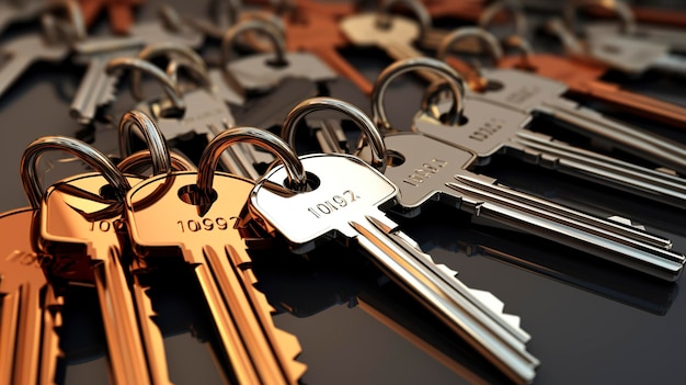 Keys in a Real Estate Concept