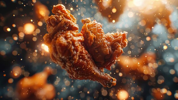 Крылья KFC, летящие в космосе ar 169 стиль сырой стилизировать 250 Job ID 10e1639f57c44253a0560e23fa797575