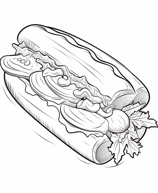 KFood Extravaganza Coloring Pages Featuring Best of Korean Culinary