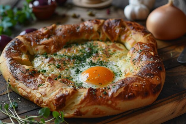 Khachapuri Georgian cheesefilled bread delicious and savory