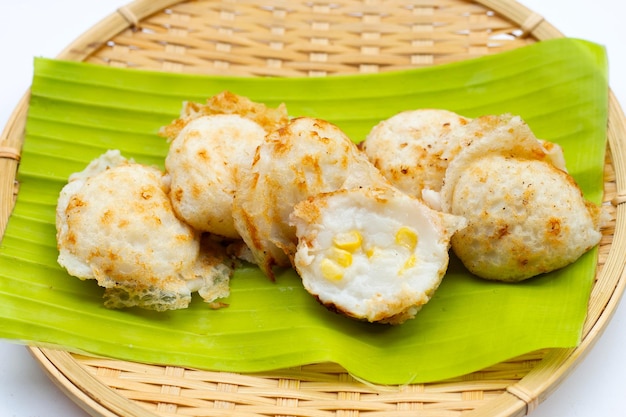 Khanom Krok 태국 코코넛 밀크 디저트 코코넛 라이스 팬케이크