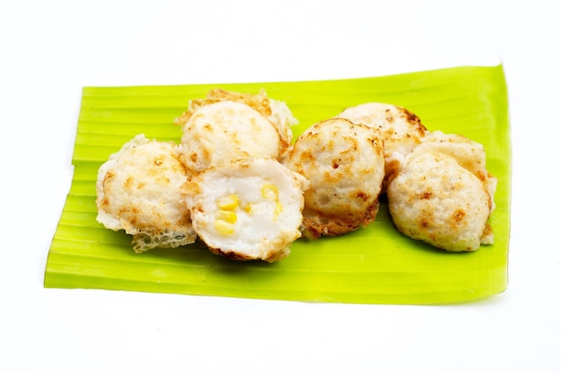 Khanom Krok 태국 코코넛 밀크 디저트 코코넛 라이스 팬케이크