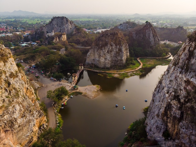 khao ngao rock garden top view 