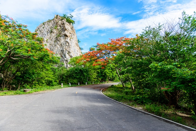 Khao Ngu Stone Park in Ratchabri, Thailand