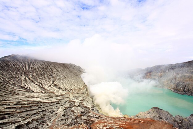 Foto khava ijen java indonesia.