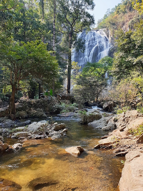 Khlong Lan National Park De waterval in Thailand