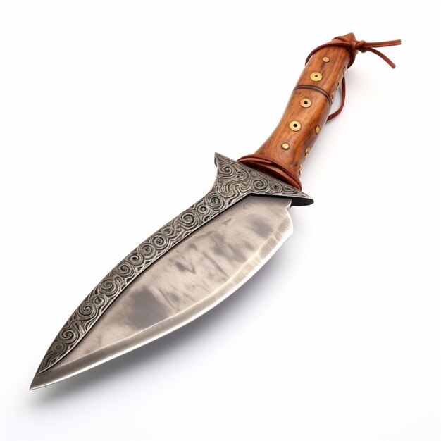 Photo khukuri with white background high quality ultra hd