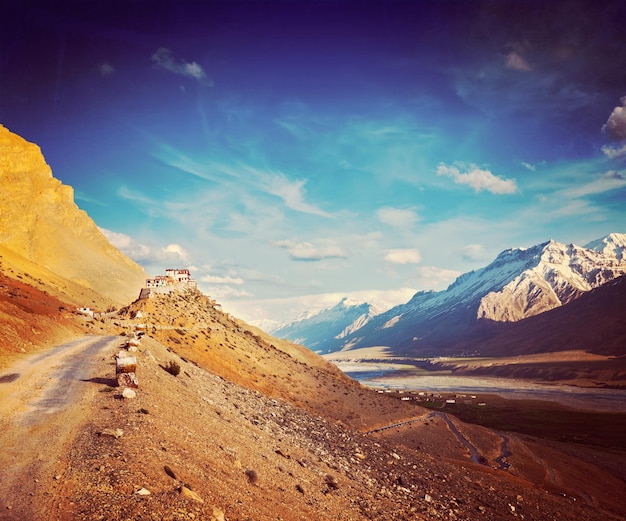 Ki monastery Spiti Valley India