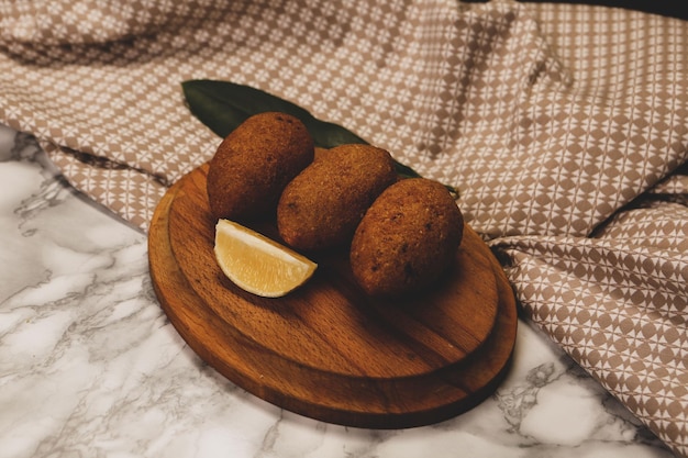 Kibbeh is a popular dish in Middle Eastern cuisine Turkish name icli kofte