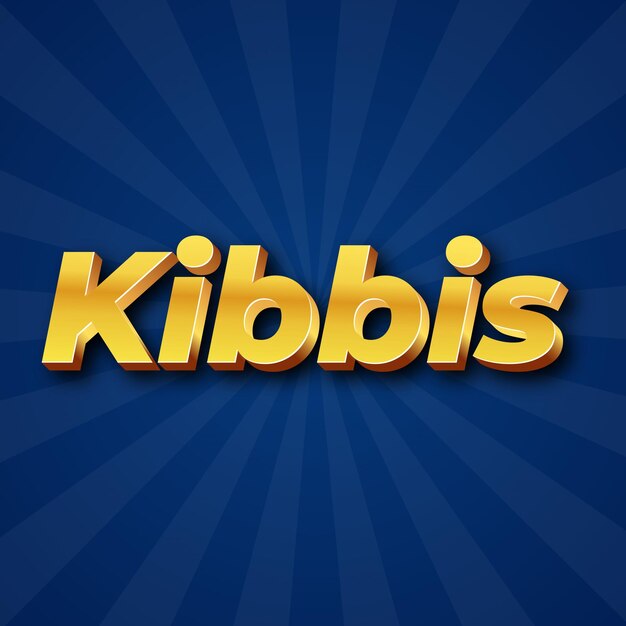 Kibbis Text effect Gold JPG attractive background card photo