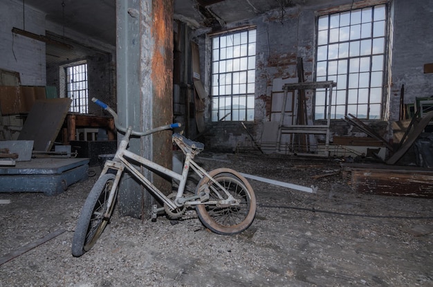 Kid bikes in factory