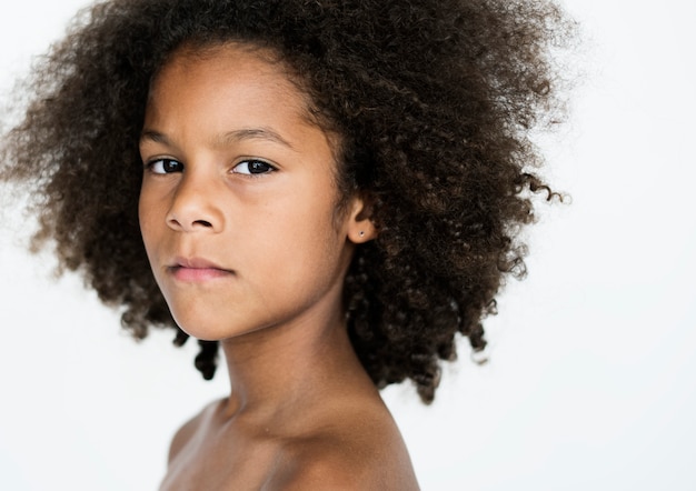 Kid Childhood People Race Emotional Studio Shoot