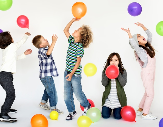 Kid Childhood People Race Emotional Studio Shoot