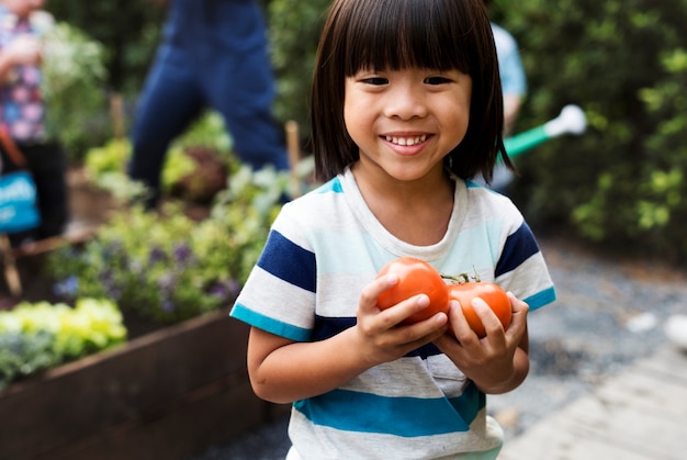 Kid in a garden experience and idea