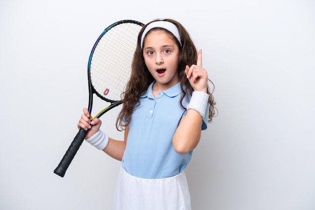 kid over isolated background