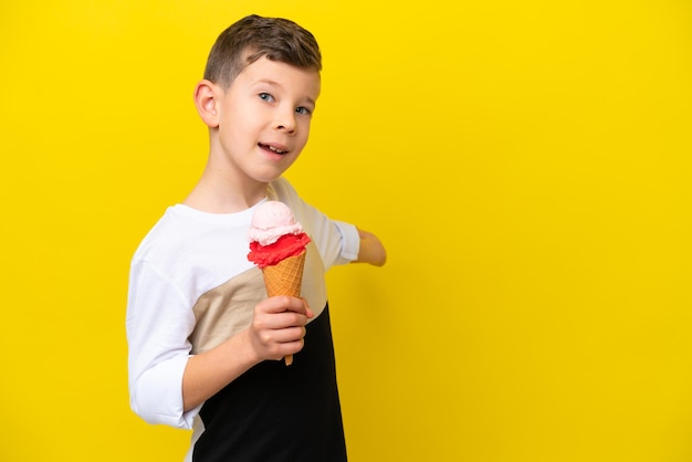 kid over isolated background