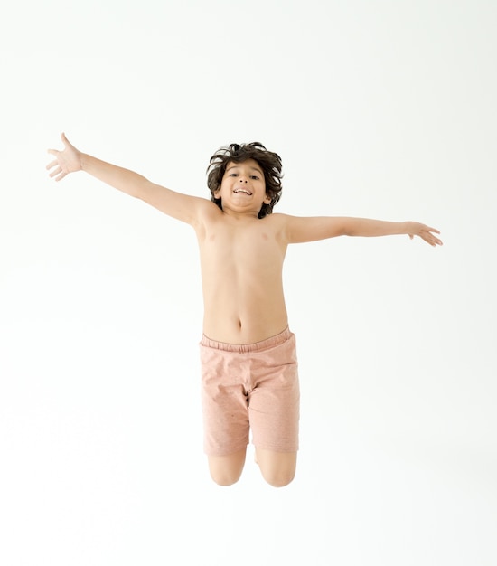 Kid jumping