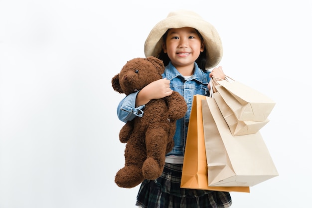 Foto shopping per bambini.