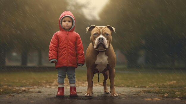 犬と子供