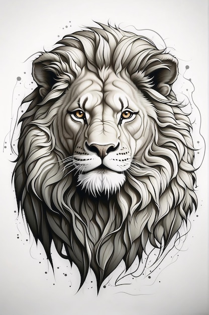 KidFriendly Lion Line Drawing