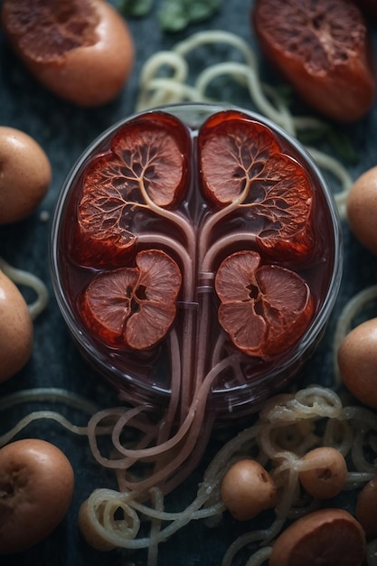 Photo kidney anatomy