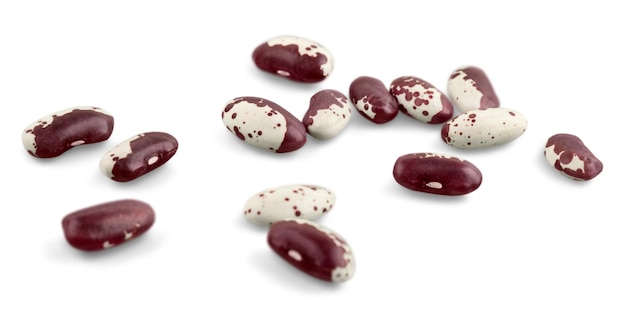 Kidney beans isolated on white background