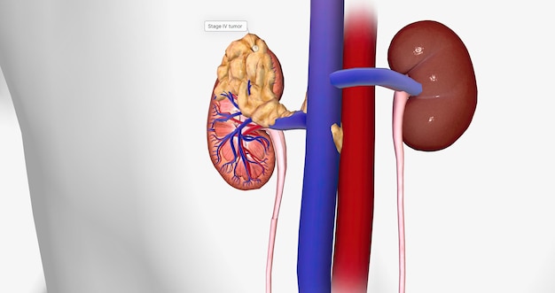 Photo the kidney cancer stage iv