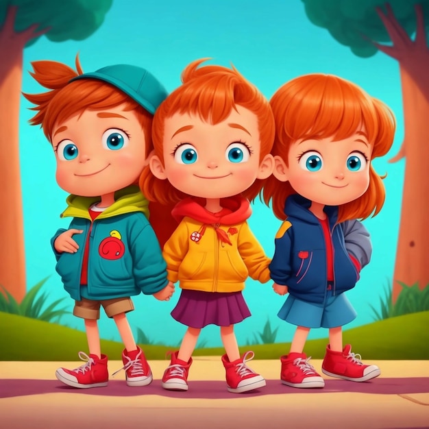 kids 3d cartoon character