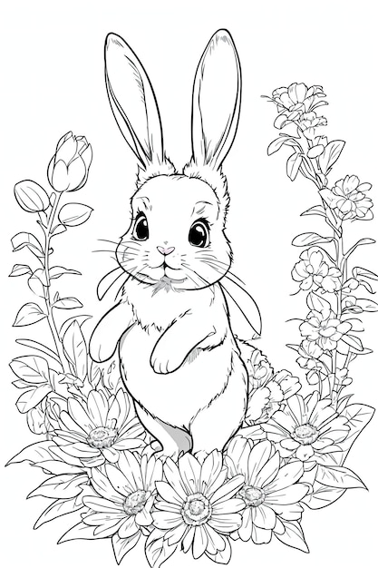 Photo kids coloring book page