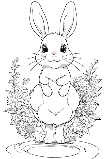 Photo kids coloring book page