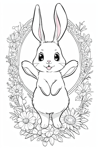 kids coloring book page